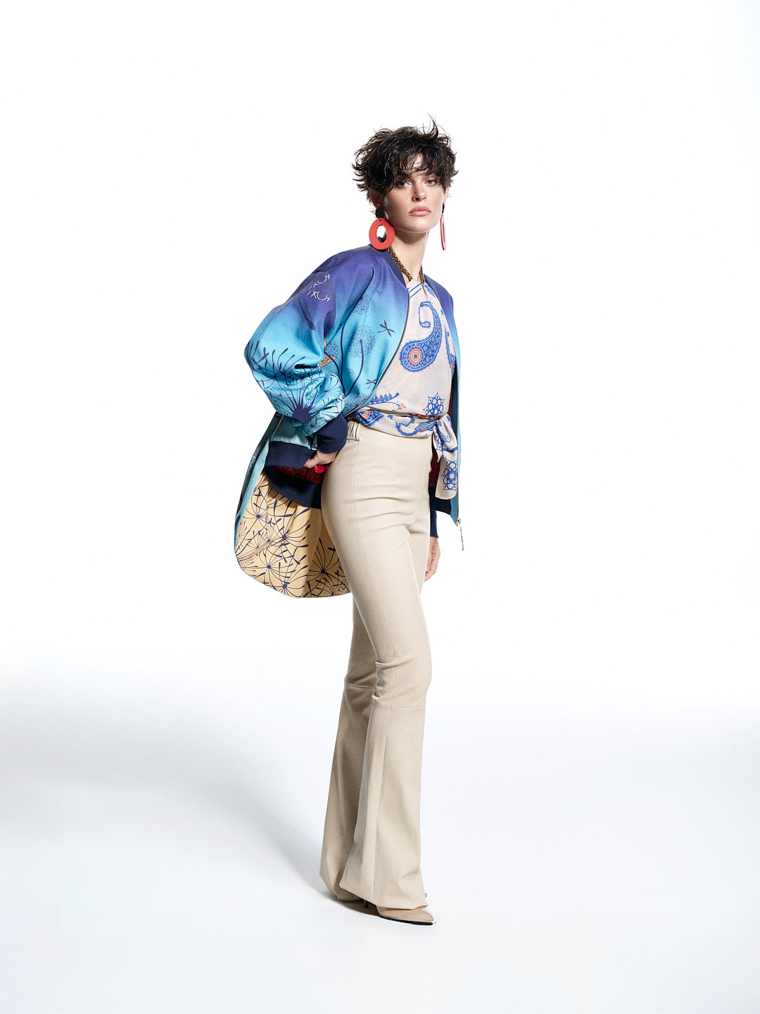 JUNIPER DENIM BOMBER CEKET