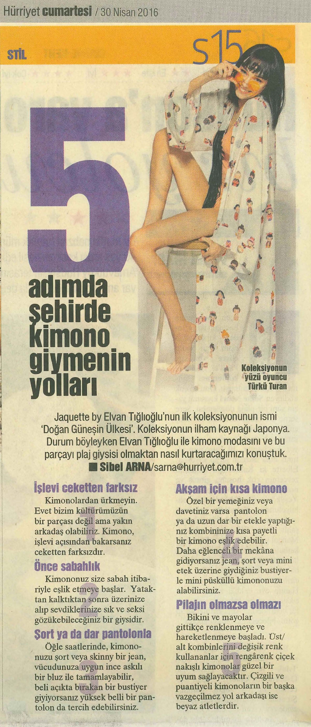 Hürriyet Stil - 5 Adımda Şehirde Kimono Giymenin Yolları