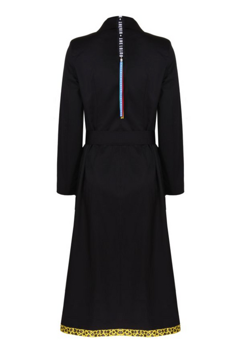 FUTURE FEMININ BLACK TRENCHCOAT