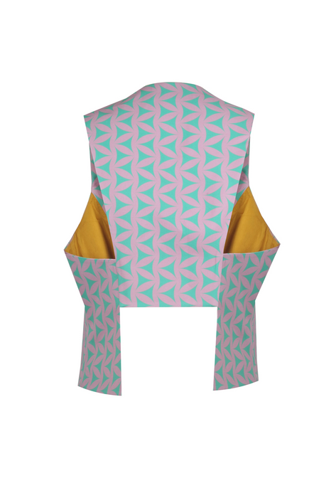 DIANE - MINT PINK FLOWER OF LIFE VEST