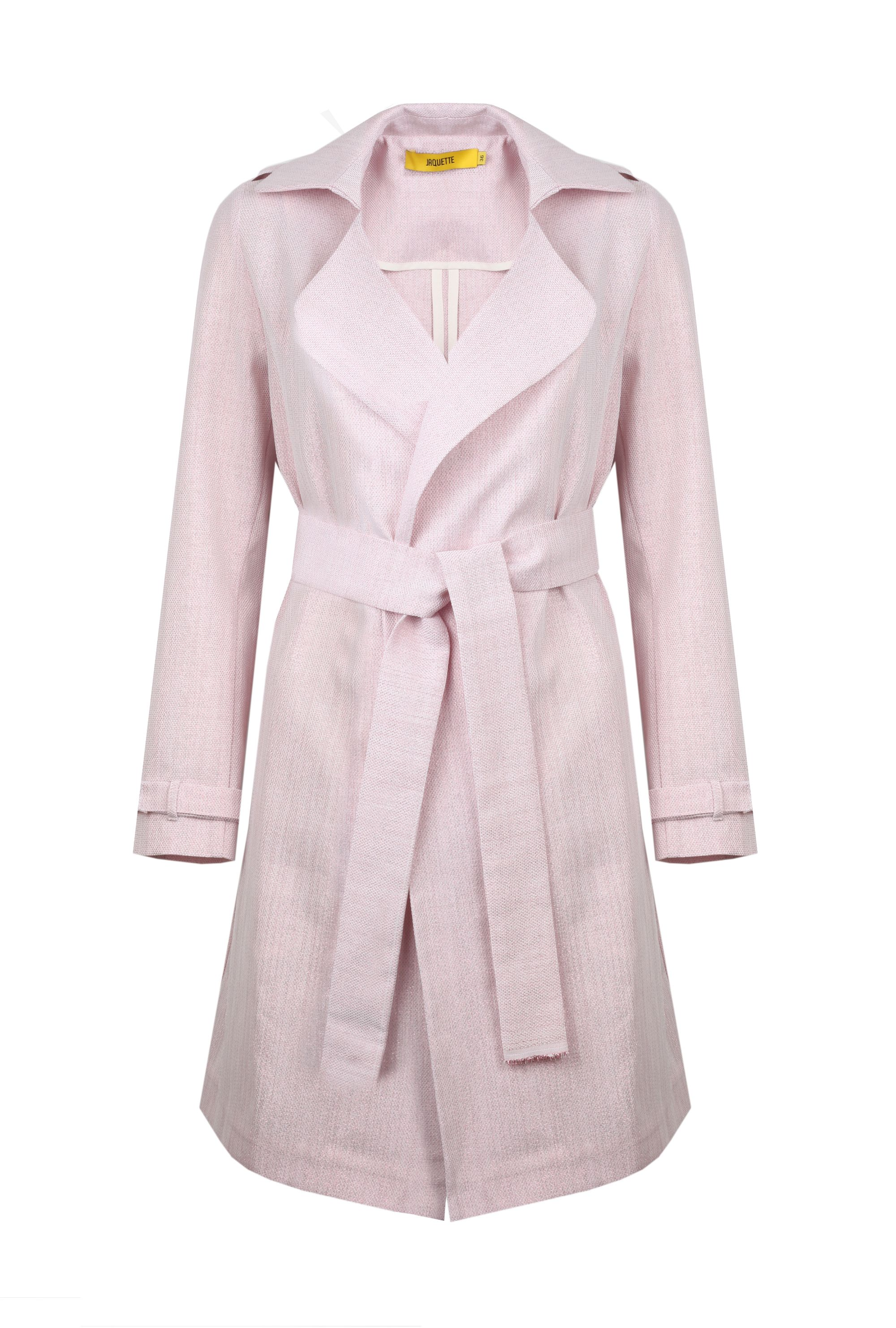PINK PANTHER LINEN TRENCHCOAT