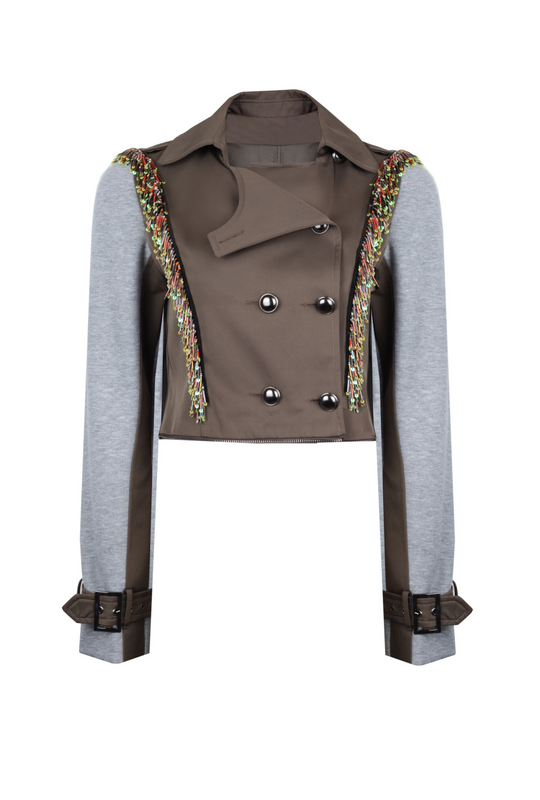 KHAKI TRENCHCOAT