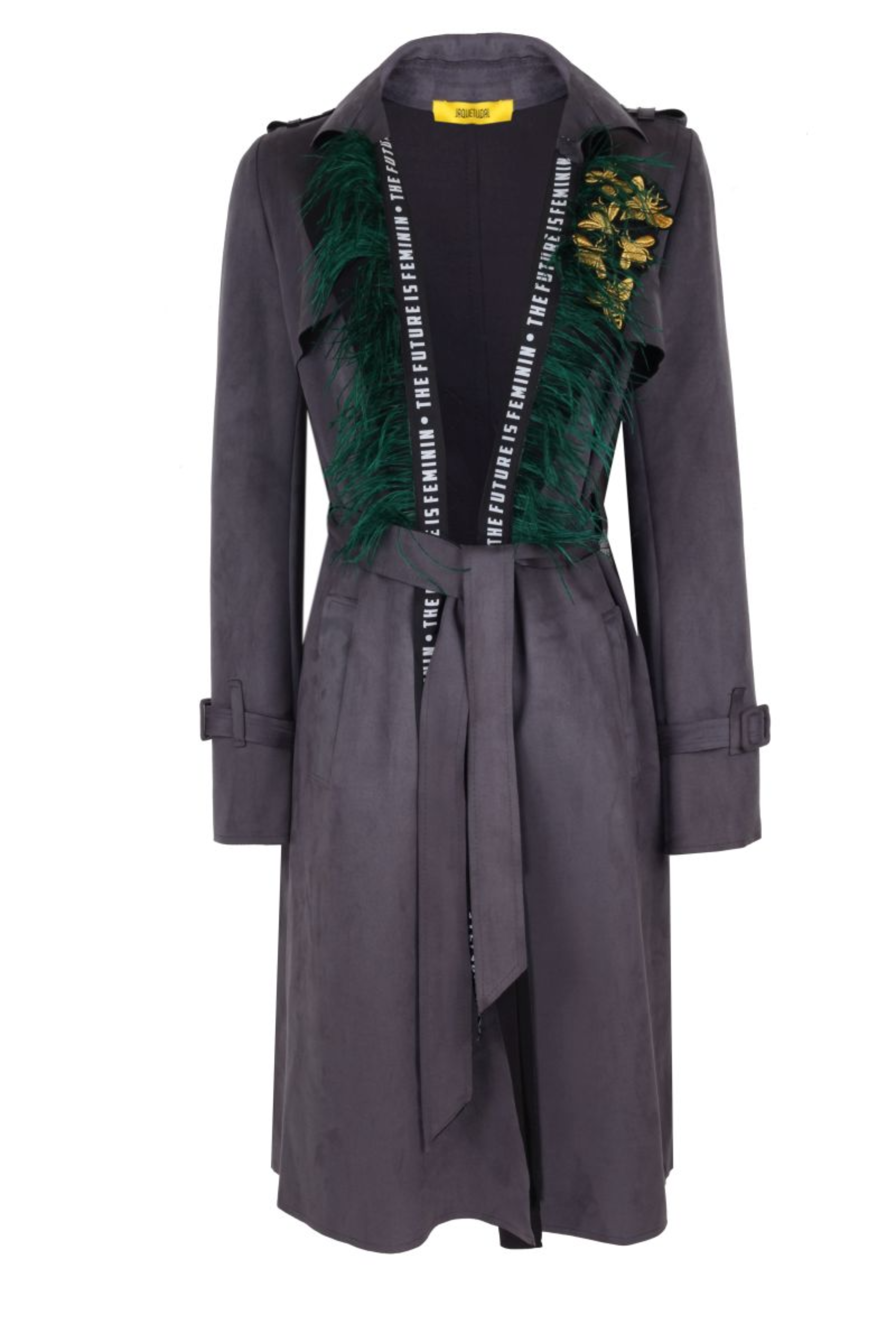 SUEDE TRENCHCOAT MISS JUNGLE