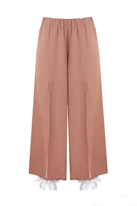TERRACOTTA COLORED "HAREM" TROUSERS