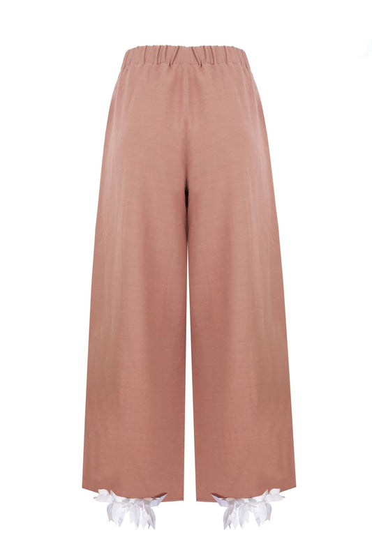 TERRACOTTA COLORED "HAREM" TROUSERS